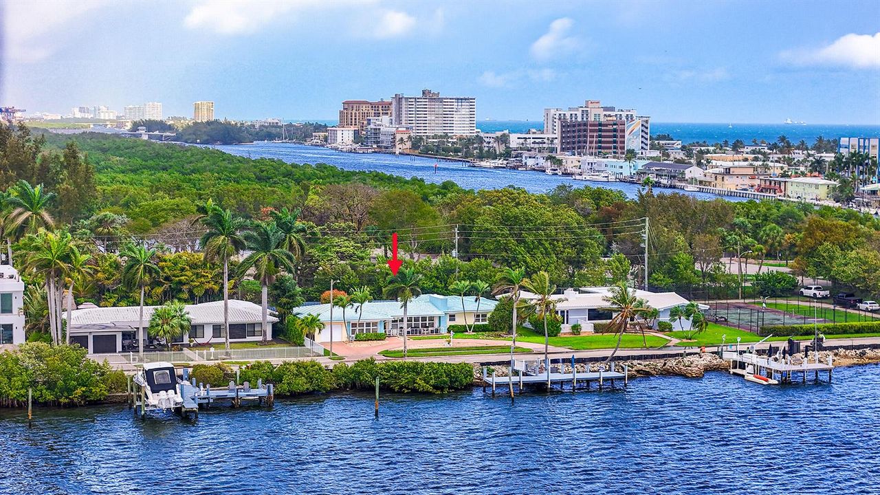 Front & dock