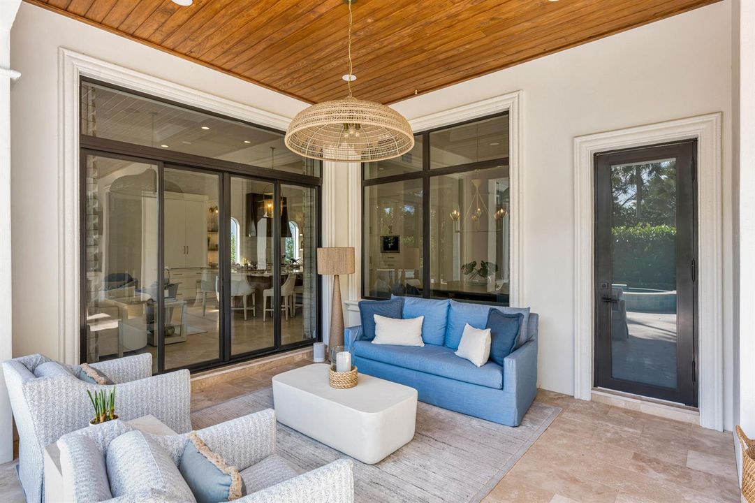 Covered patio
