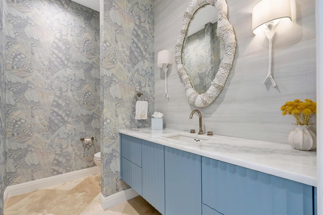 Powder room of kitchen