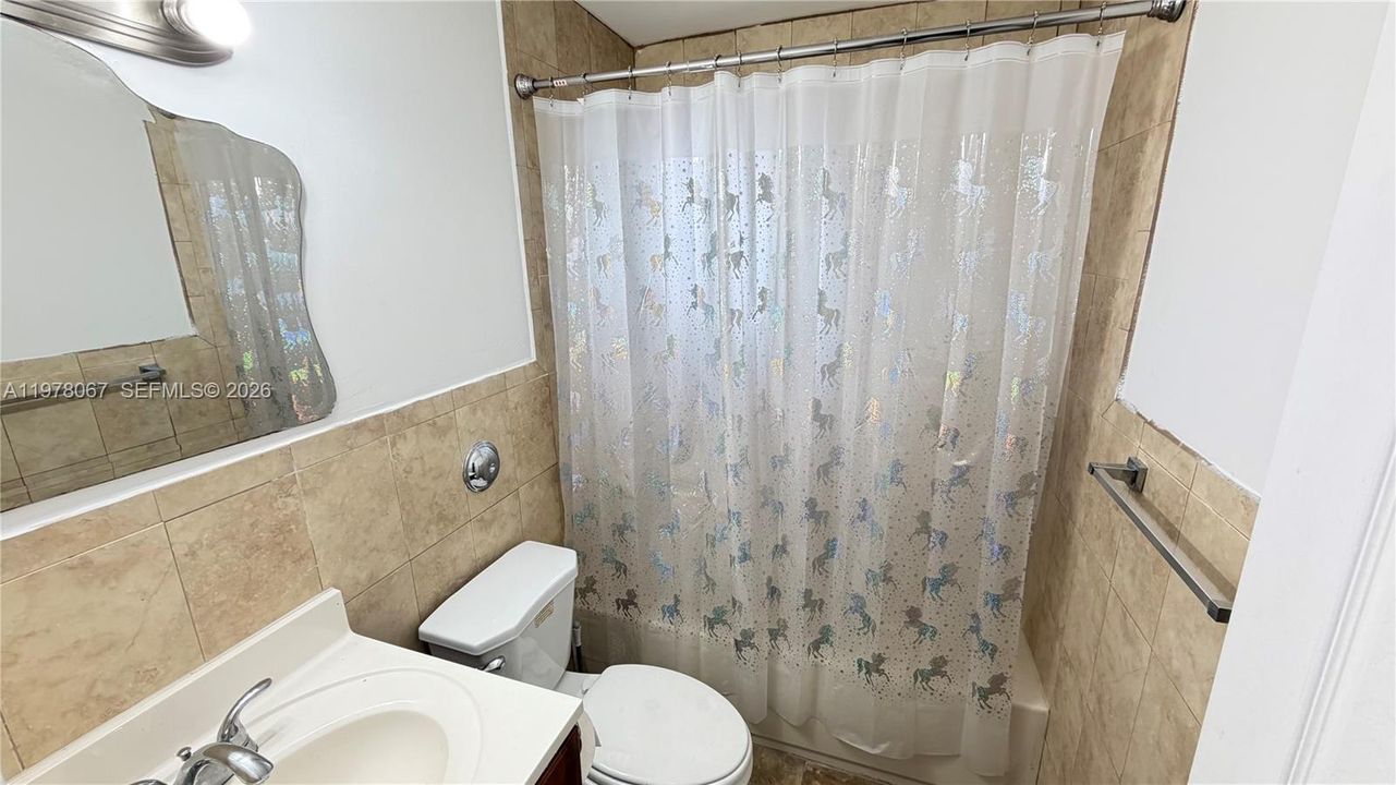 Hallway bathroom upstairs