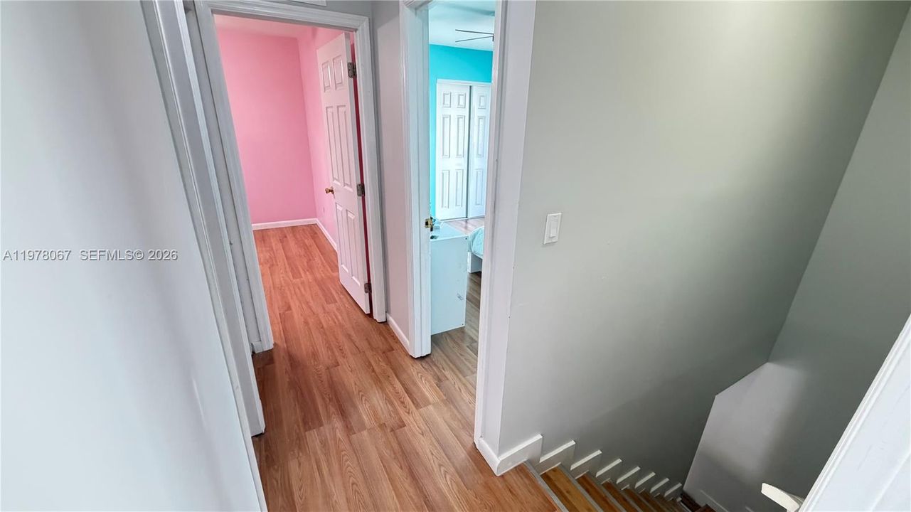 Stairs to second floor