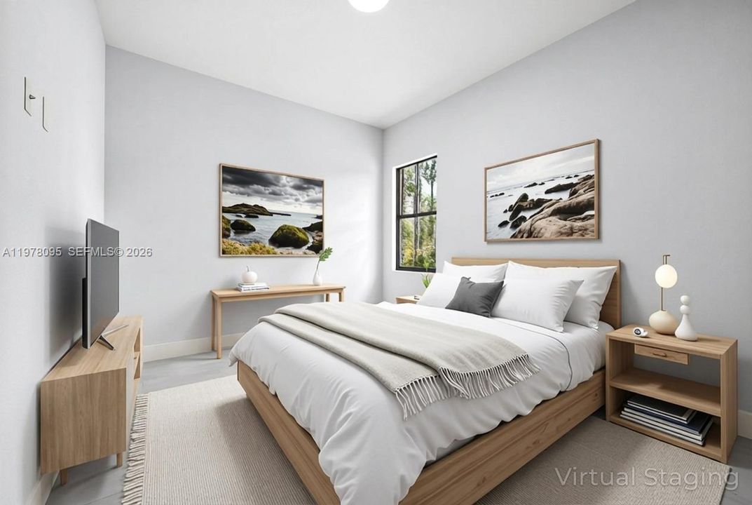 Virtual staged