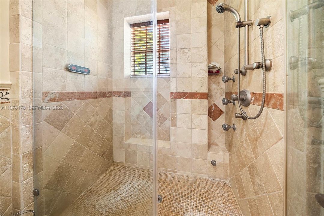 Steam Shower- Main Bathroom