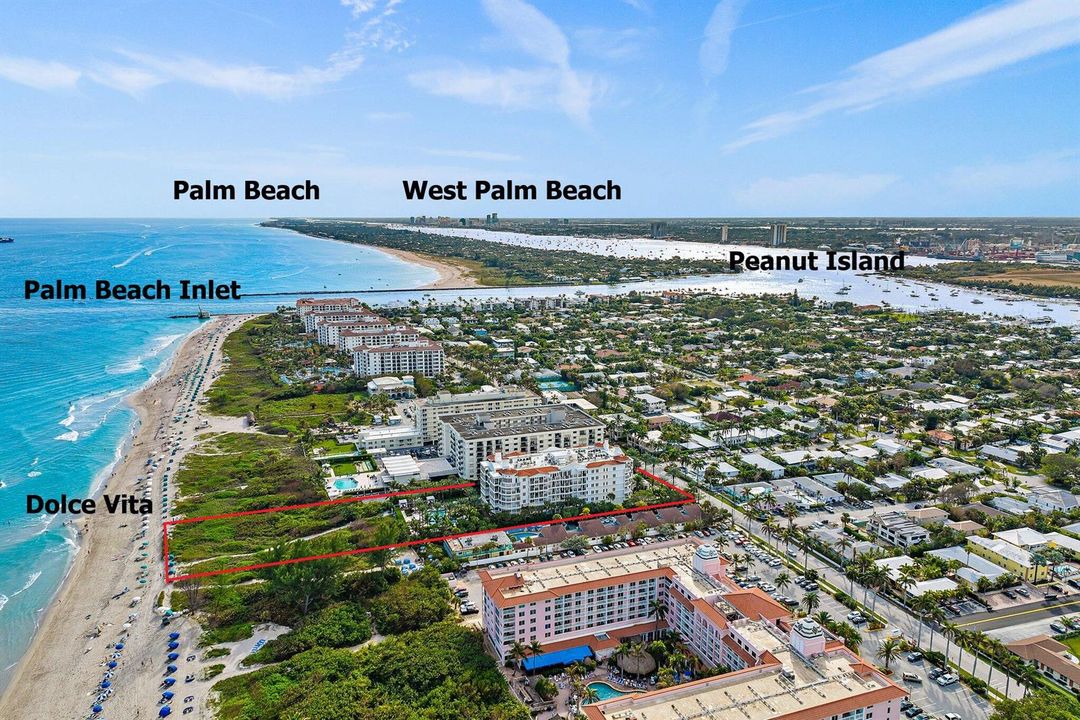 Dolce Vita Palm Beach Shores Aerial With