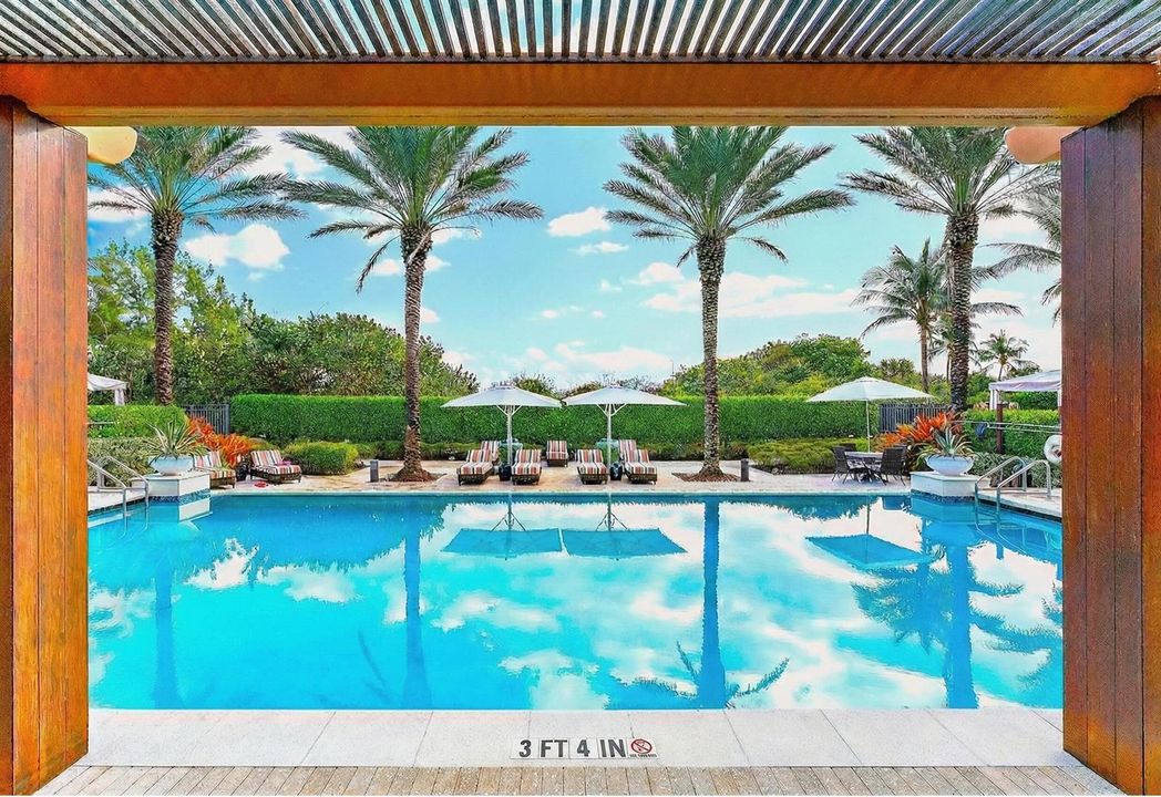 Dolce Pool View from Gazebo