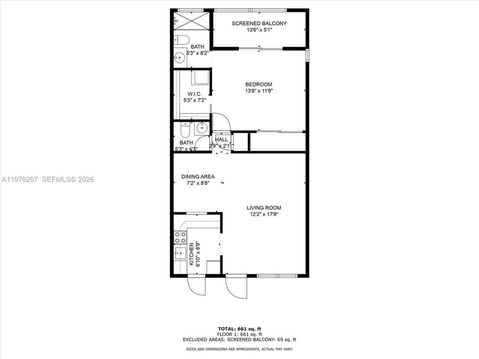 En Venta: $110,000 (1 camas, 1 baños, 676 Pies cuadrados)