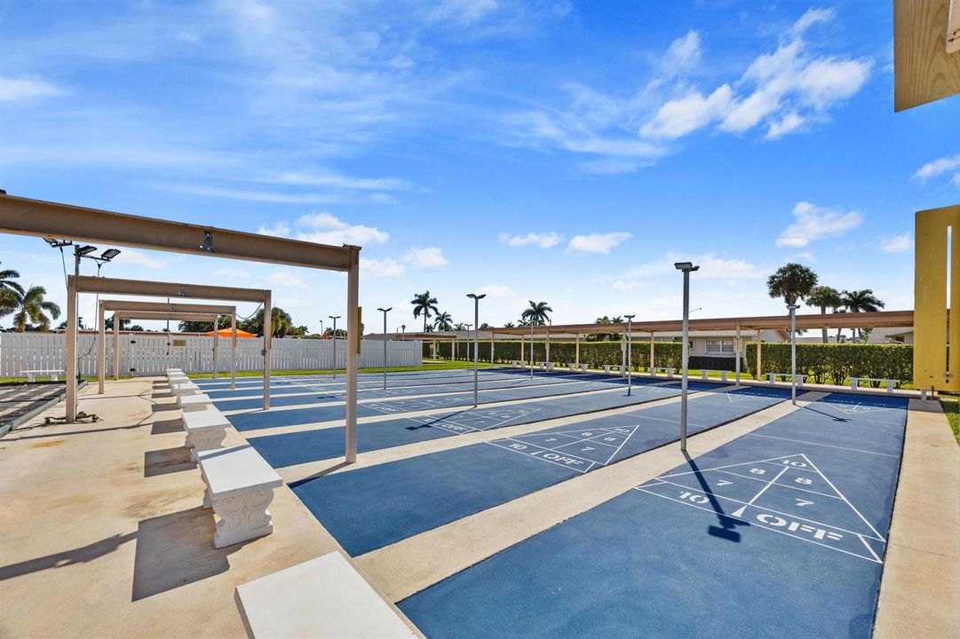 shuffleboard courts