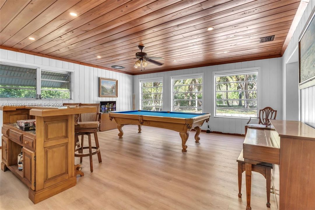 Main Home - Family Room and Bar