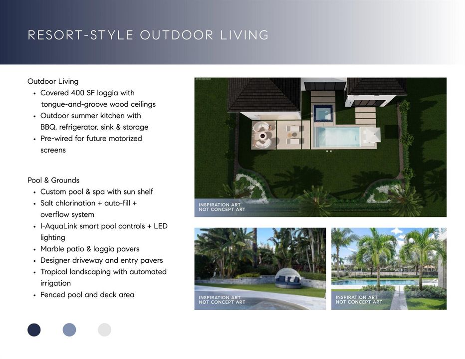 Resort-style outdoor living