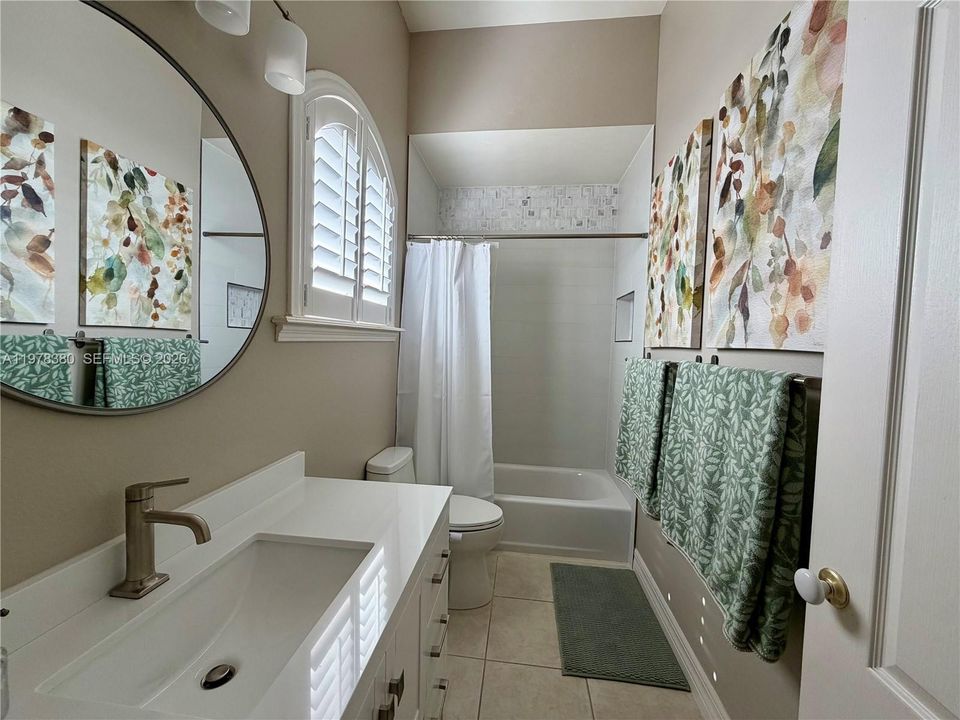 Hall Bath with tub