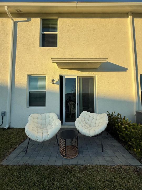 Back patio