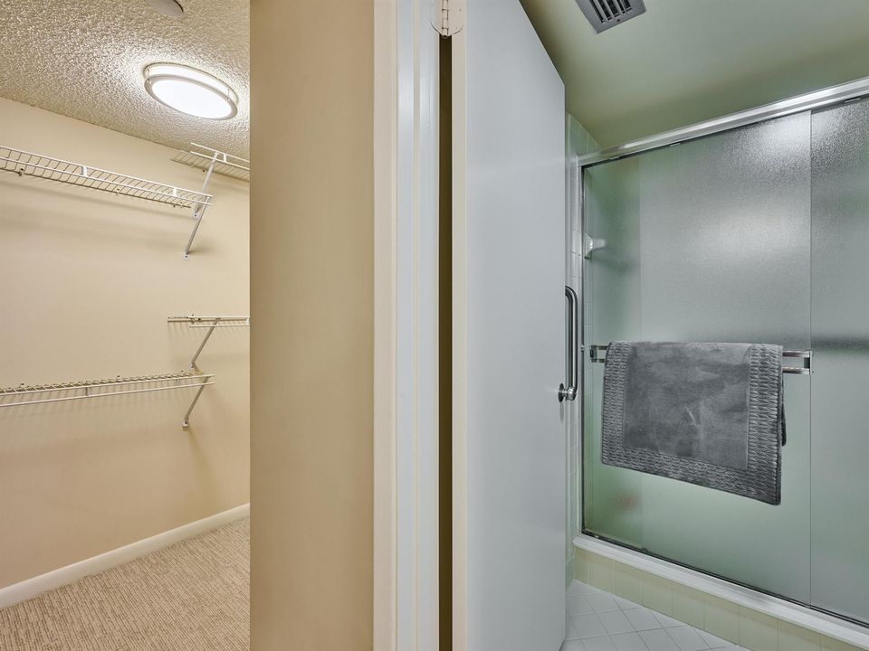 Primary closet