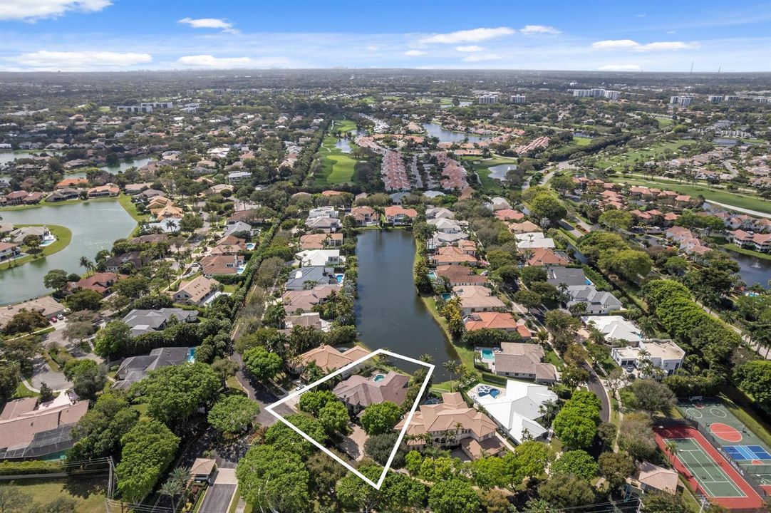 Aerial Neighborhood View