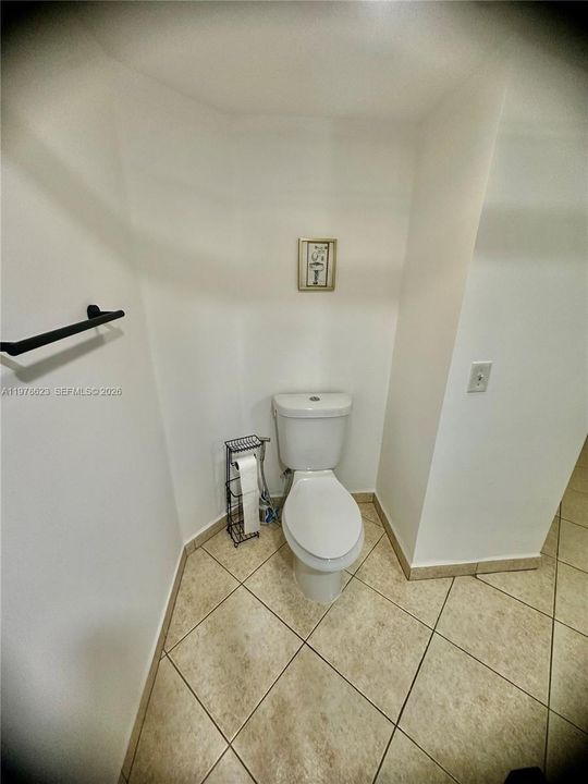 TOILET AREA NOOK- VIEW FROM SHOWER
