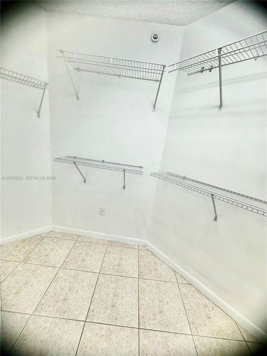 LEFT SIDE OF CLOSET WITH ORGANIZERS