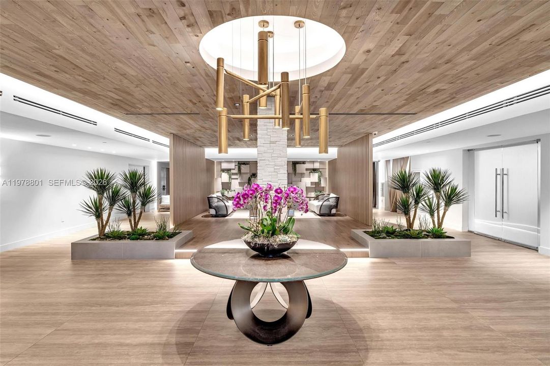 Beautifully finished lobby with full time security