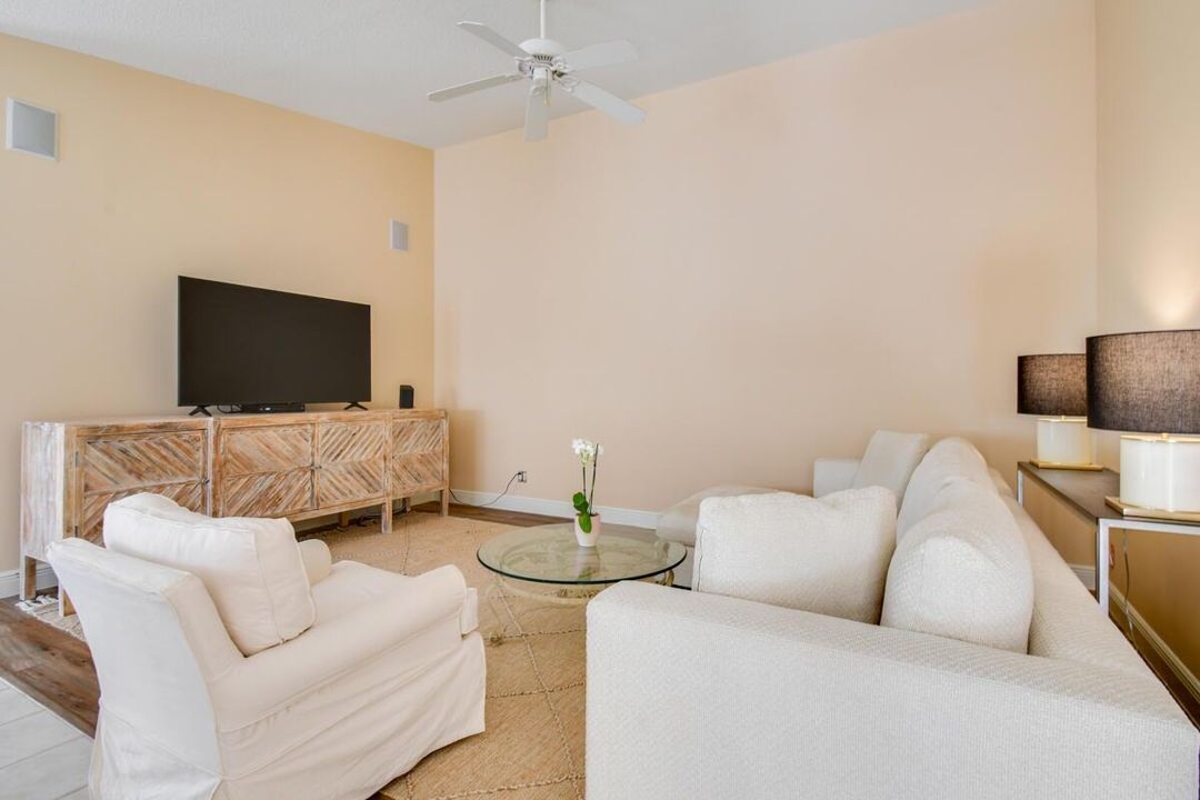 Living room with beautiful furnishing an