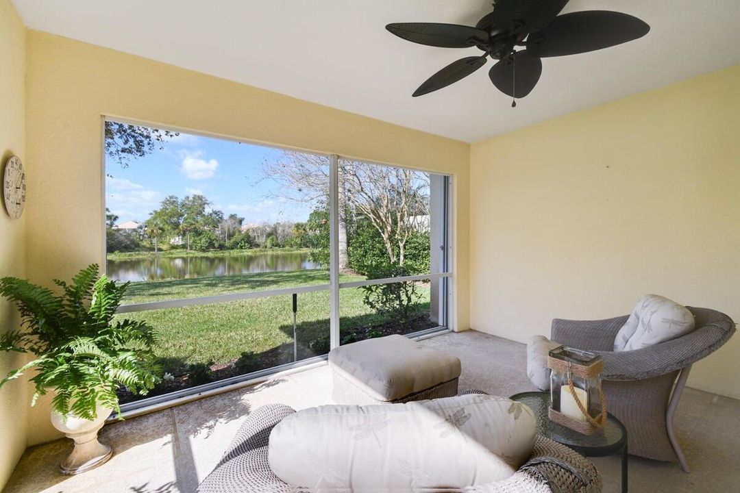Lanai with delightful furniture