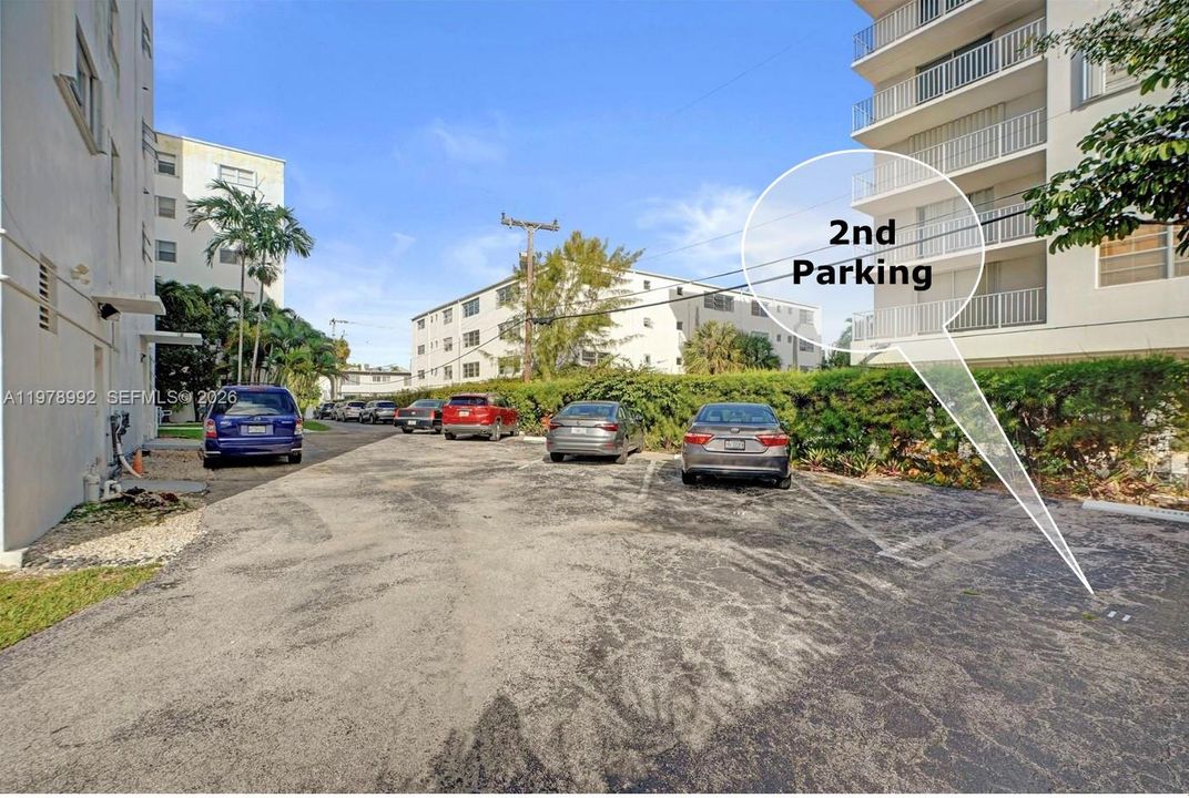 2nd assigned the parking spot