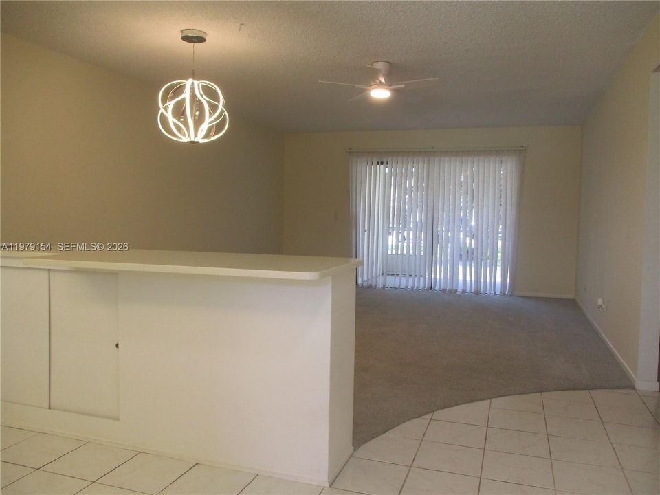 OPEN CONCEPT OF LIVING/DINING AREA