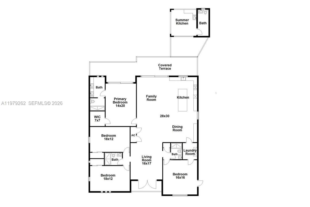 Activo con contrato: $1,295,000 (4 camas, 3 baños, 2634 Pies cuadrados)