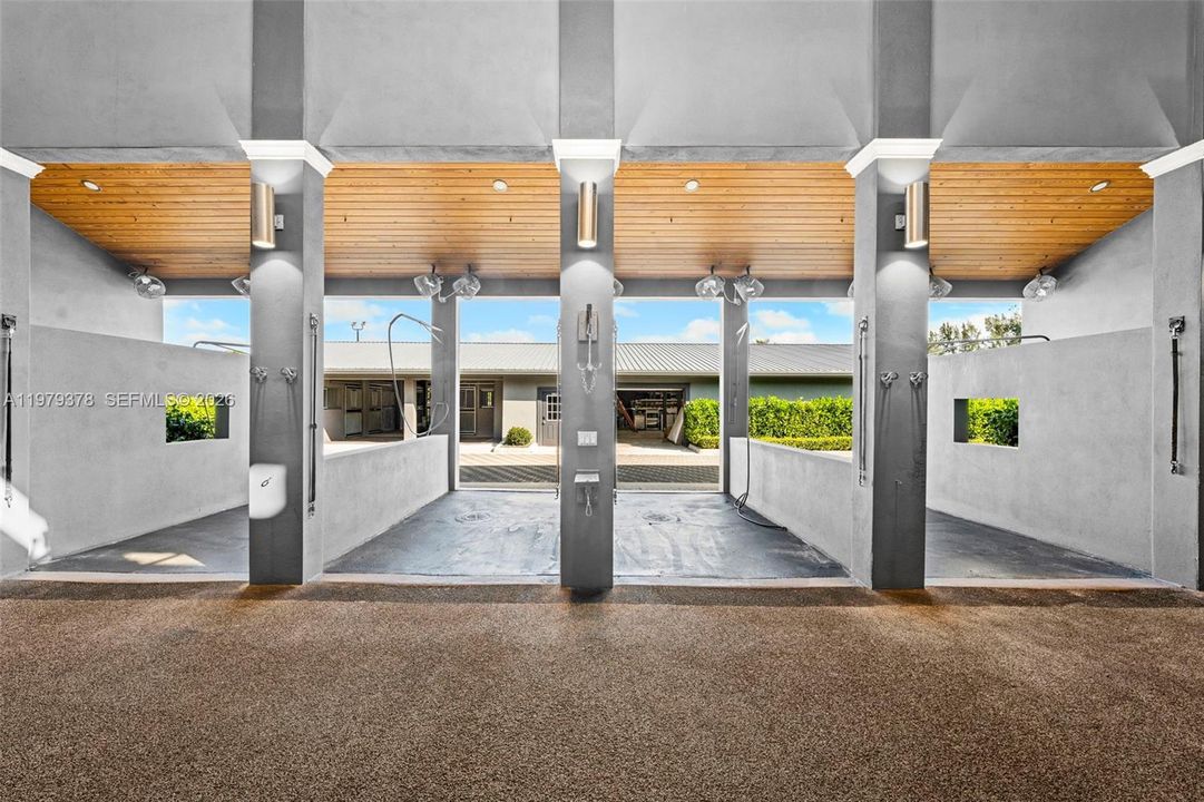Wash stalls.