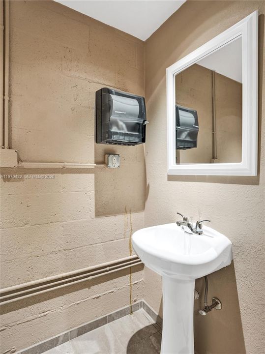 Right  side loft 1/2 bathroom second floor loft