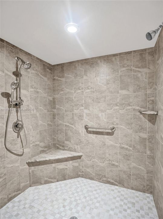 full bathroom shower ground level