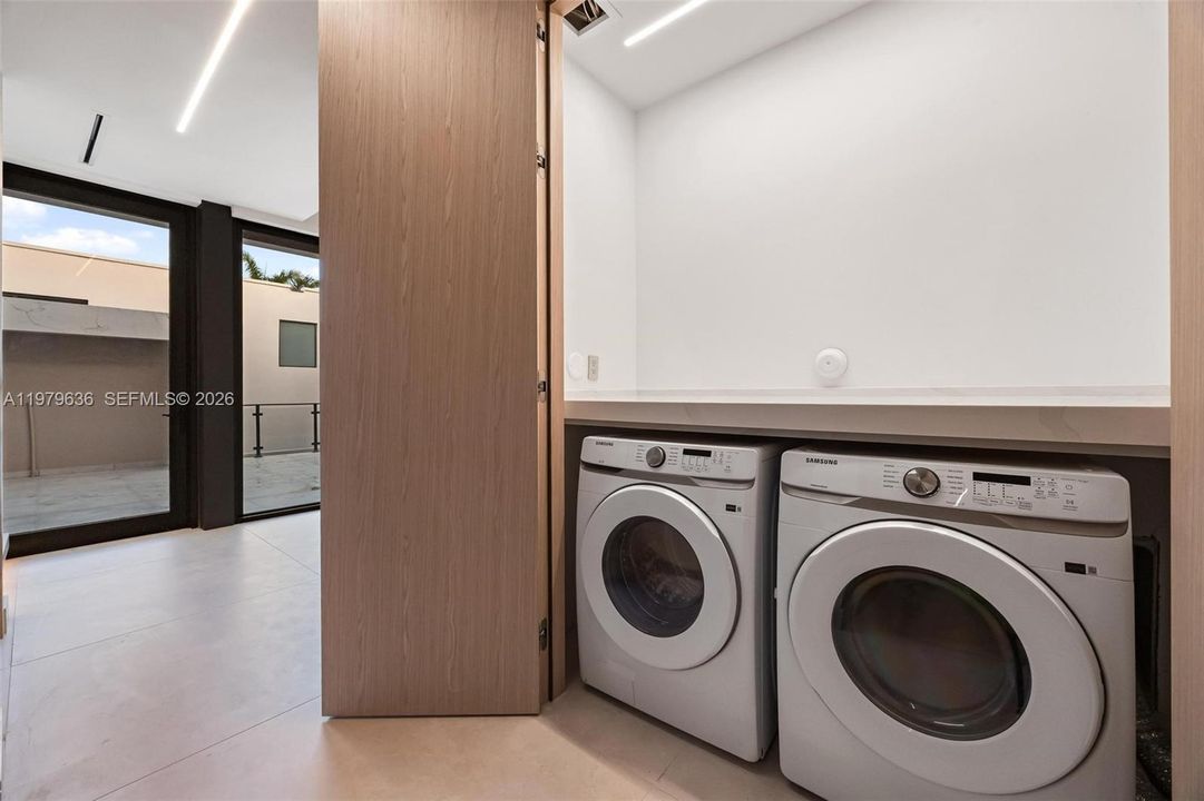 Second floor laundry