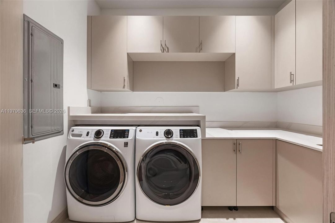 Laundry first floor