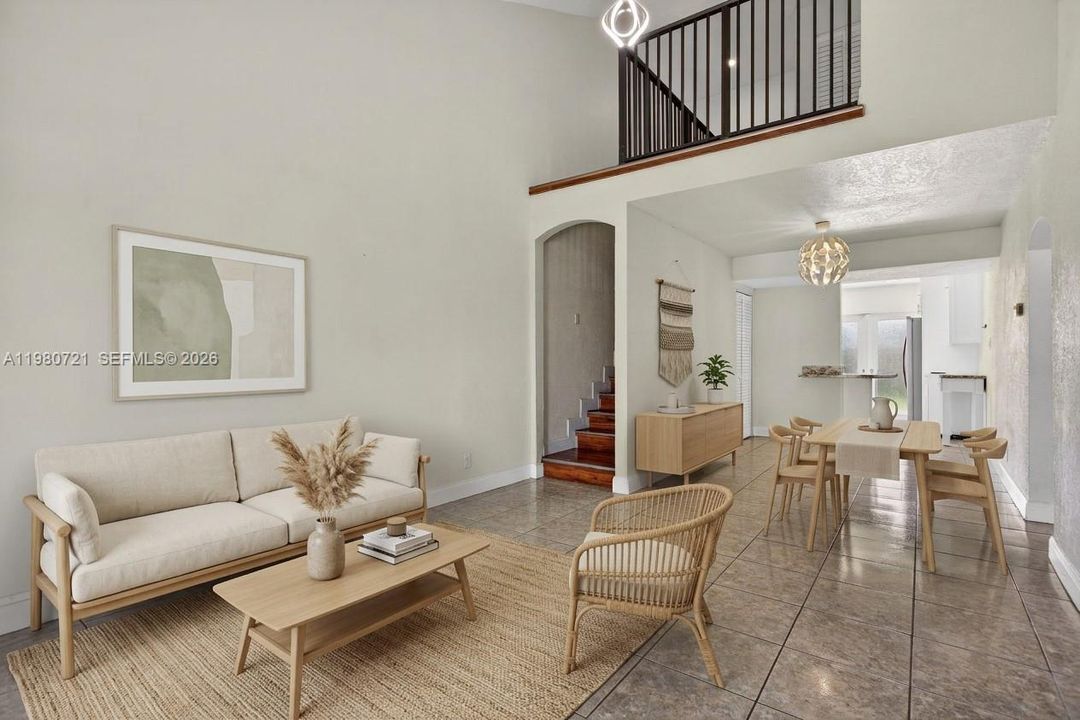 Photo has been virtually staged to illustrate the potential of the space.