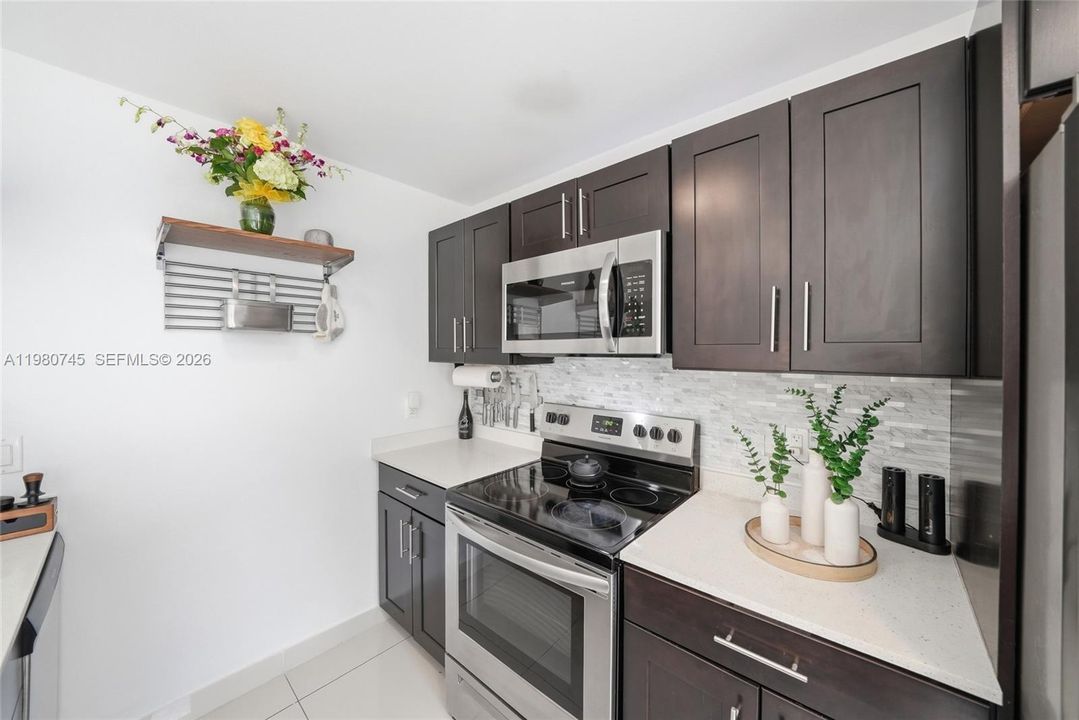 Living Room Kitchen View