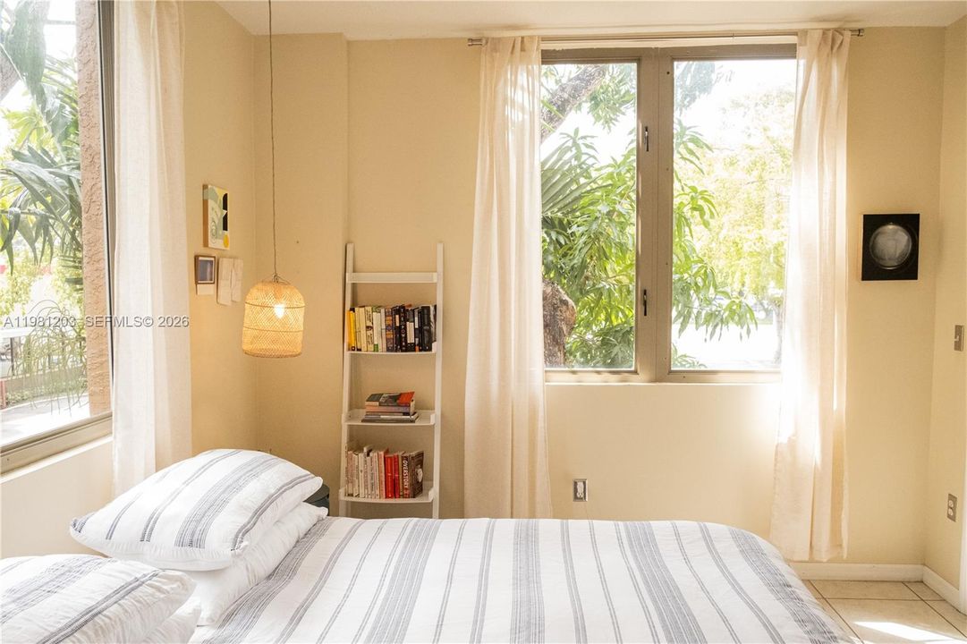 Primary bedroom is bright and spacious plus ensuite bathroom, large walk-in closet, inside laundry.