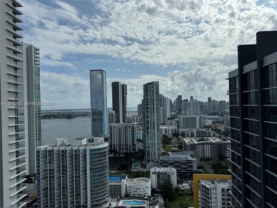 Southern view from the Living room