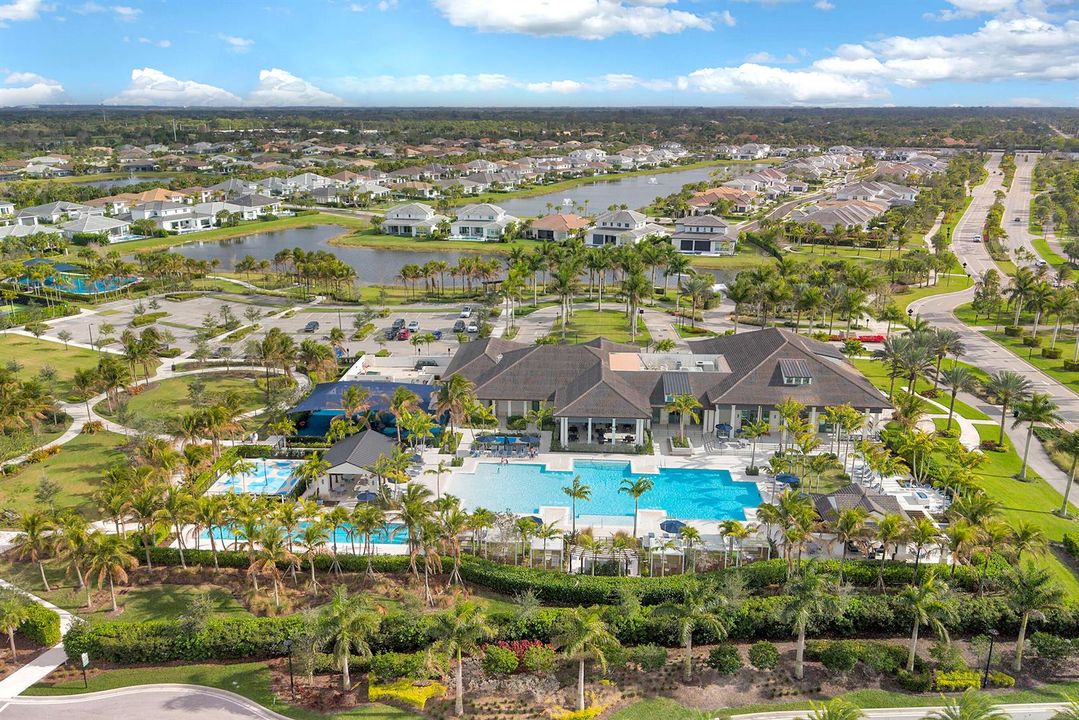 Aerial view of the community