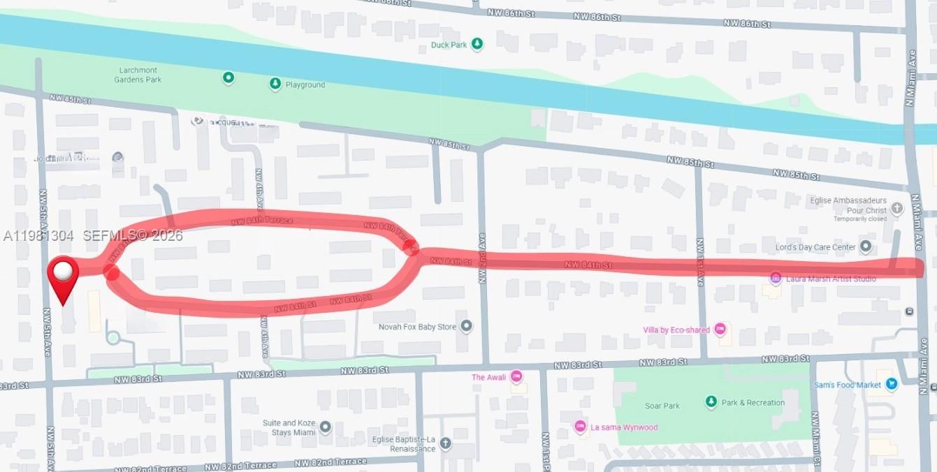 (From North Miami Ave)