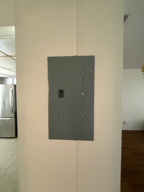 New electrical panel