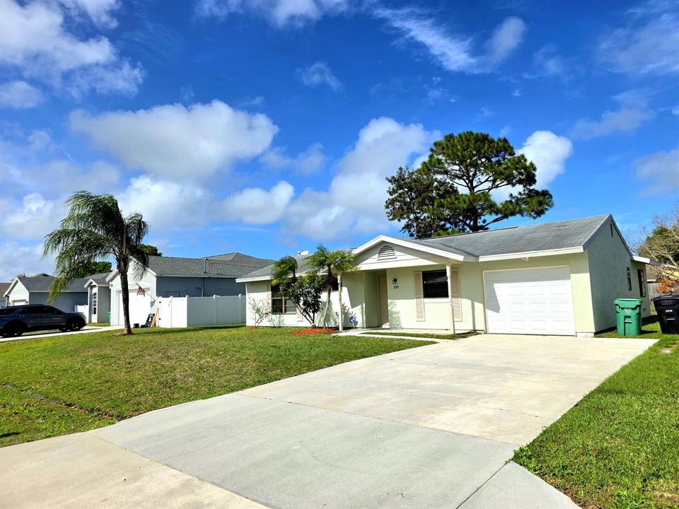 Front Wide Driveway