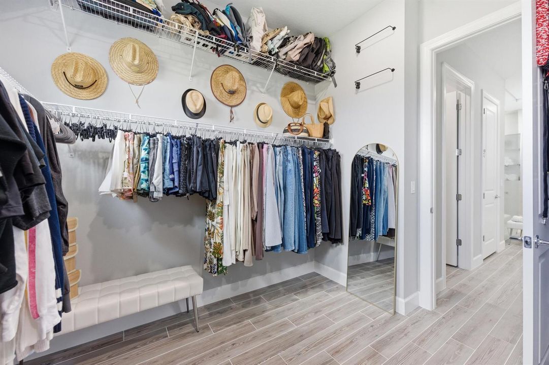 Walk In Closet Designed for Organization