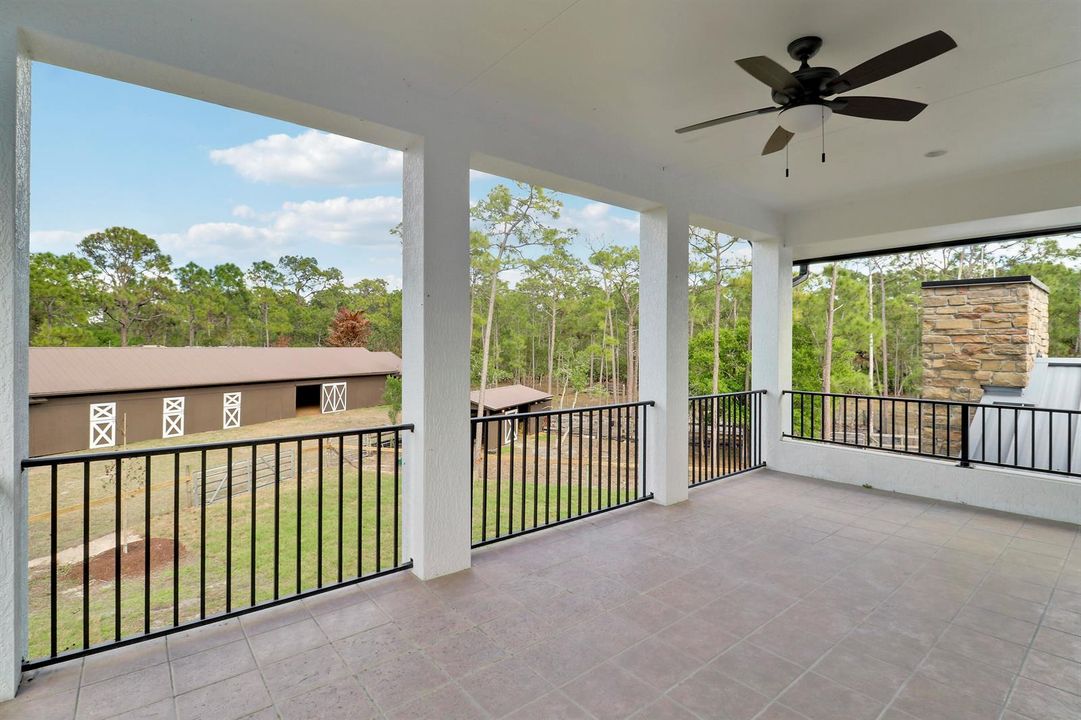 back upstairs balcony