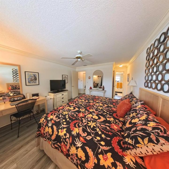 spacious bedroom