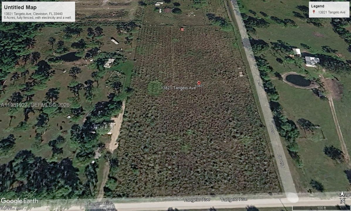 En Venta: $270,000 (5.00 acres)