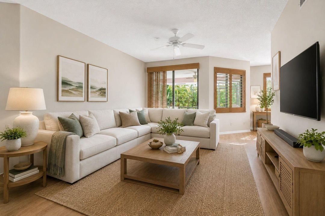 Staged Living Room