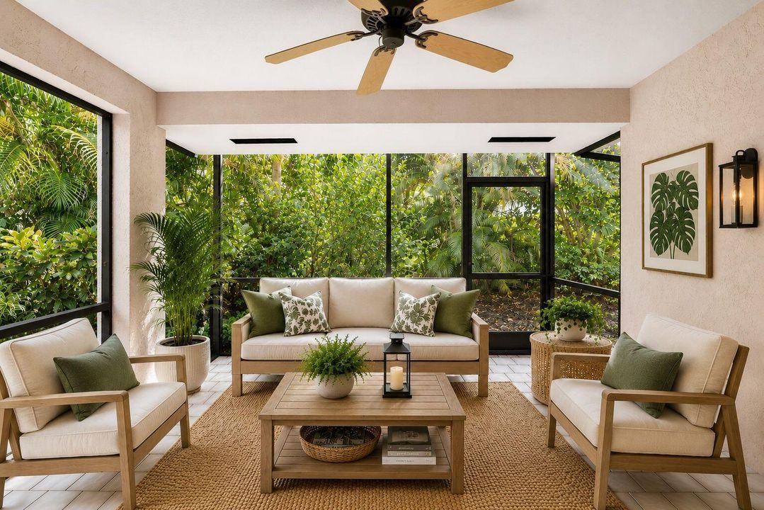 Staged Patio