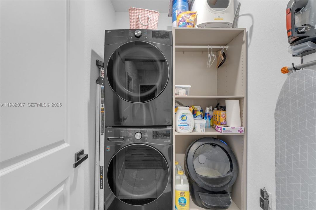 Upstairs - Laundry room