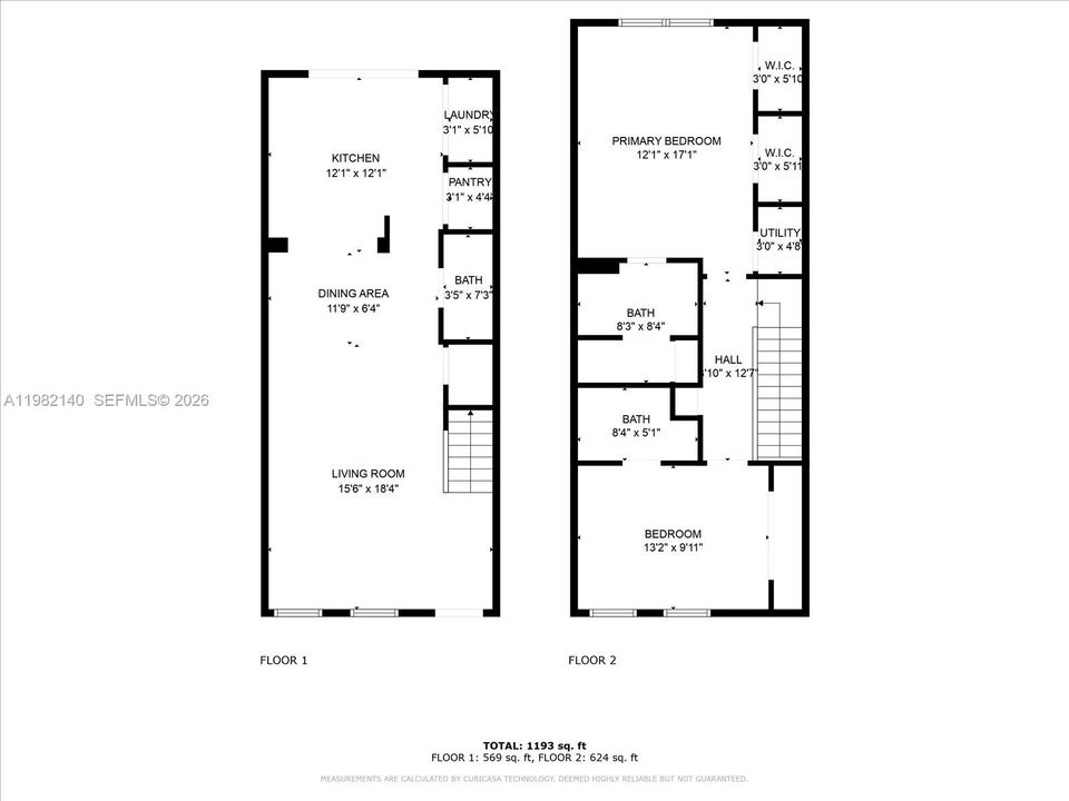 For Sale: $340,000 (2 beds, 2 baths, 1280 Square Feet)