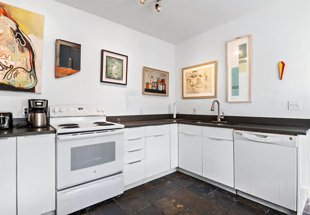 Bright open kitchen
