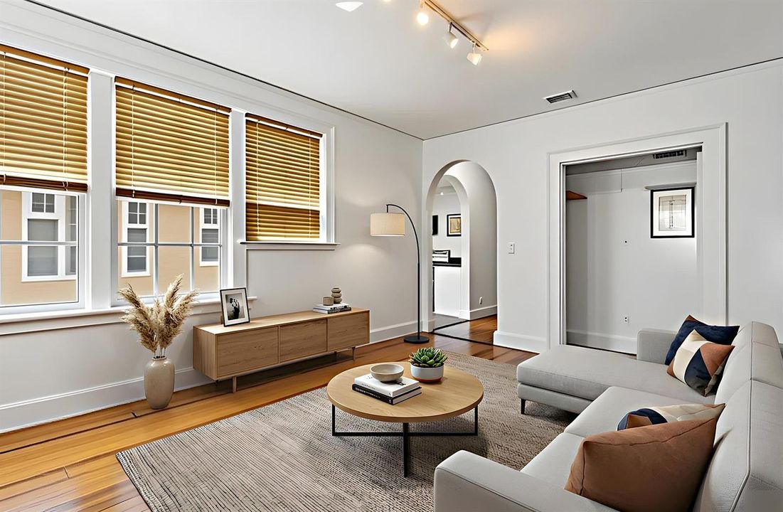Living Room - Virtually Staged
