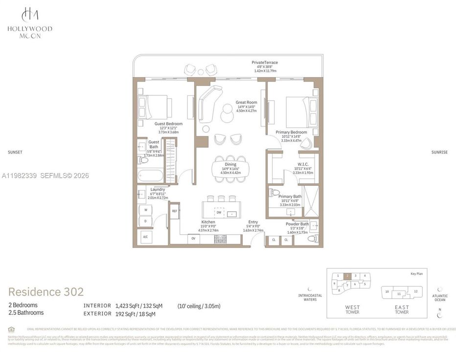 For Sale: $1,357,500 (2 beds, 2 baths, 0 Square Feet)