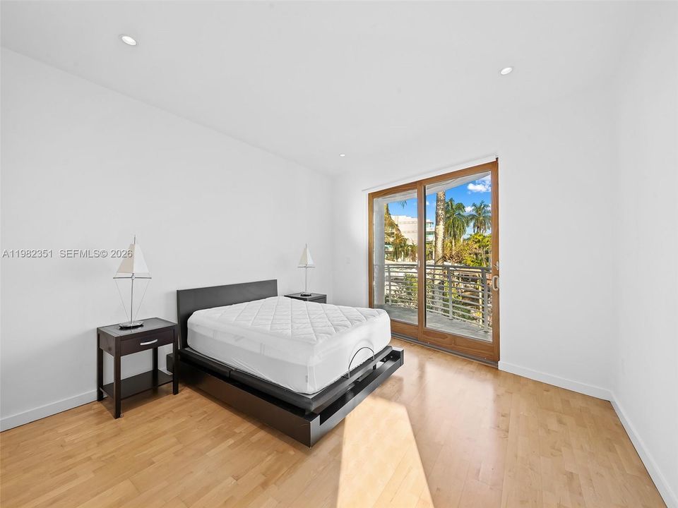 2nd bedroom facing water canal